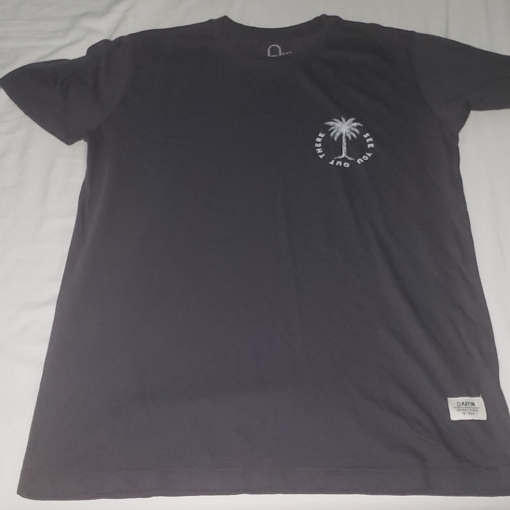 Katin palm tree short sleeve shirt
